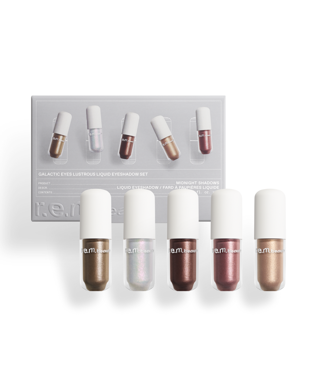 lustrous eyeshadow sampler | r.e.m. beauty