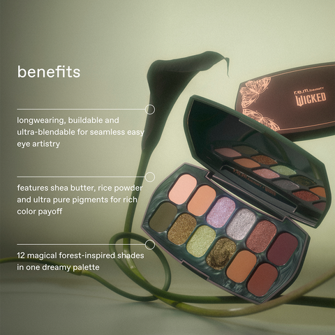 r.e.m. beauty x Wicked: For Good welcome to oz eyeshadow