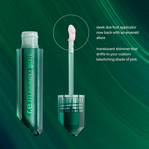 r.e.m. beauty x Wicked: For Good So Popular pH Adaptive Lip Oil