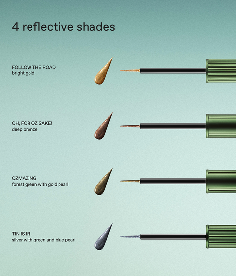 r.e.m. beauty x Wicked: For Good Emerald City Metallic Eyeliner Set