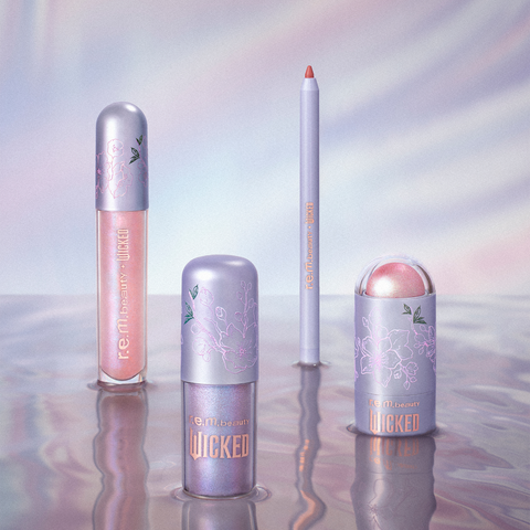 口紅 r.e.m. beauty Wicked Galinda makeup set r.e.m. beauty x Wicked: For Good Glinda Makeup Set – rem beauty
