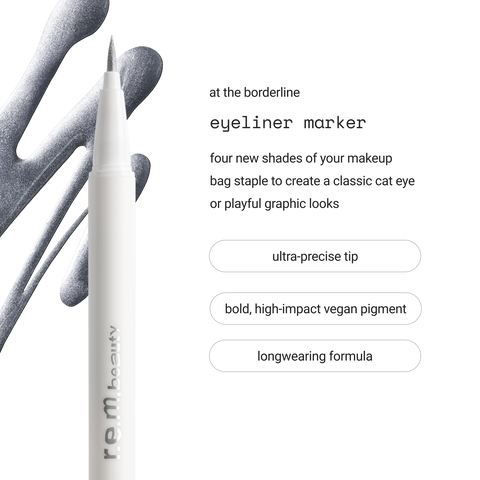 eyeliner marker - waterproof liquid eyeliner | r.e.m. beauty by