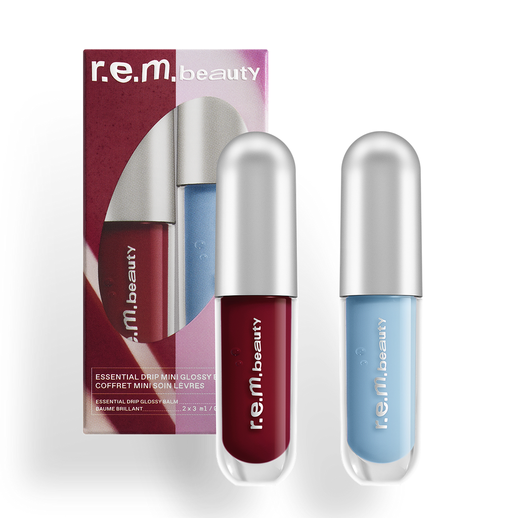 mini essential drip glossy balm duo – rem beauty
