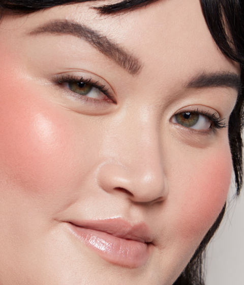 satin matte blush / on figure / peach planet - product 332439