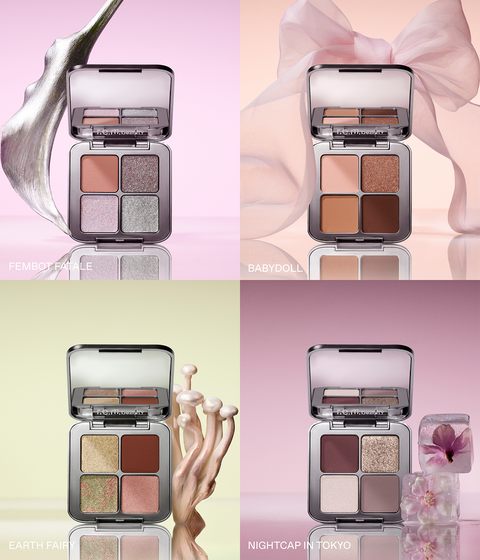 all 4 new sweet dreams eyeshadow quads rem beauty all 4 new sweet dreams eyeshadow quads rem beauty