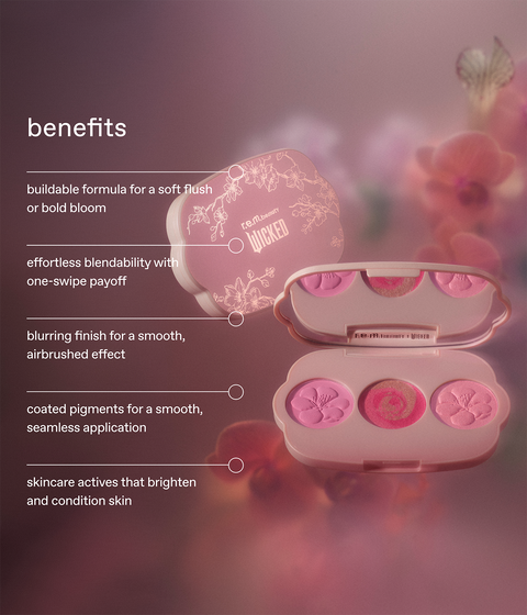 r.e.m. beauty x Wicked: For Good Cherry Blossom Blush Palette r.e.m. beauty x Wicked: For Good Cherry Blossom Blush Palette