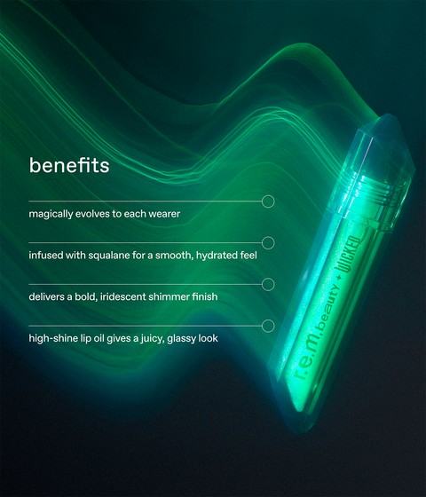 r.e.m. beauty x Wicked: For Good So Popular pH Adaptive Lip Oil