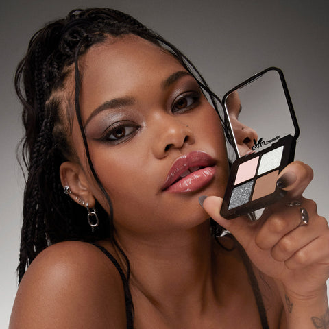 dangerous woman eyeshadow model shot