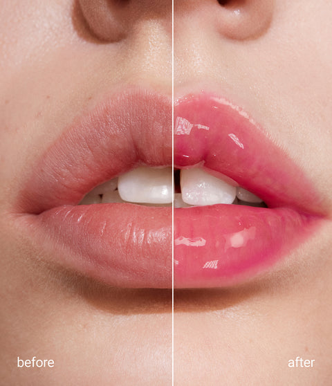 glossy balm / before and after / strawberry soda 332469