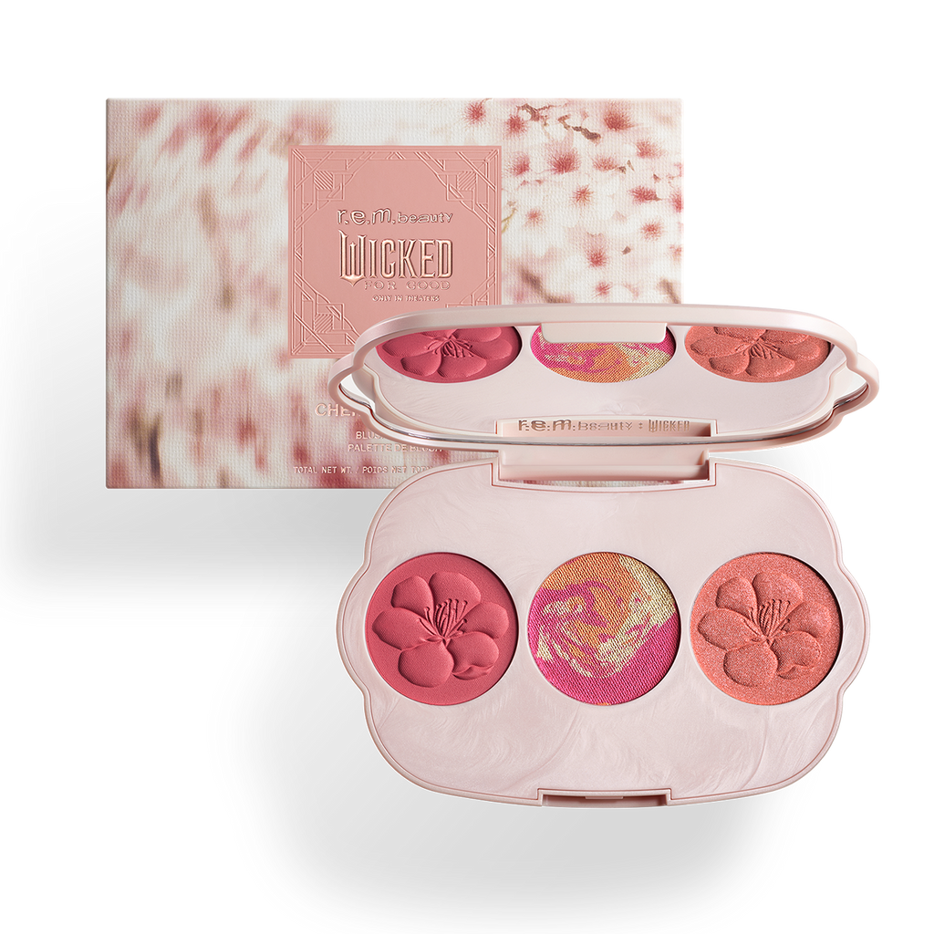 r.e.m. beauty x Wicked: For Good Cherry Blossom Blush Palette
