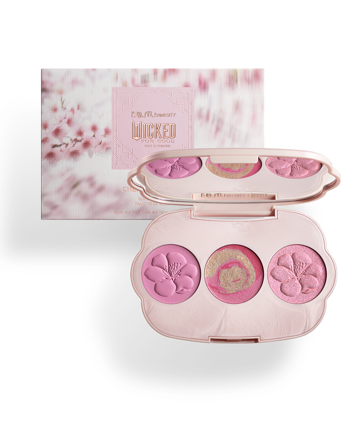 Wicked r.e.m. beauty ウィキッド チェリーブロッサム チーク r.e.m. beauty x Wicked: For Good Cherry Blossom Blush Palette
