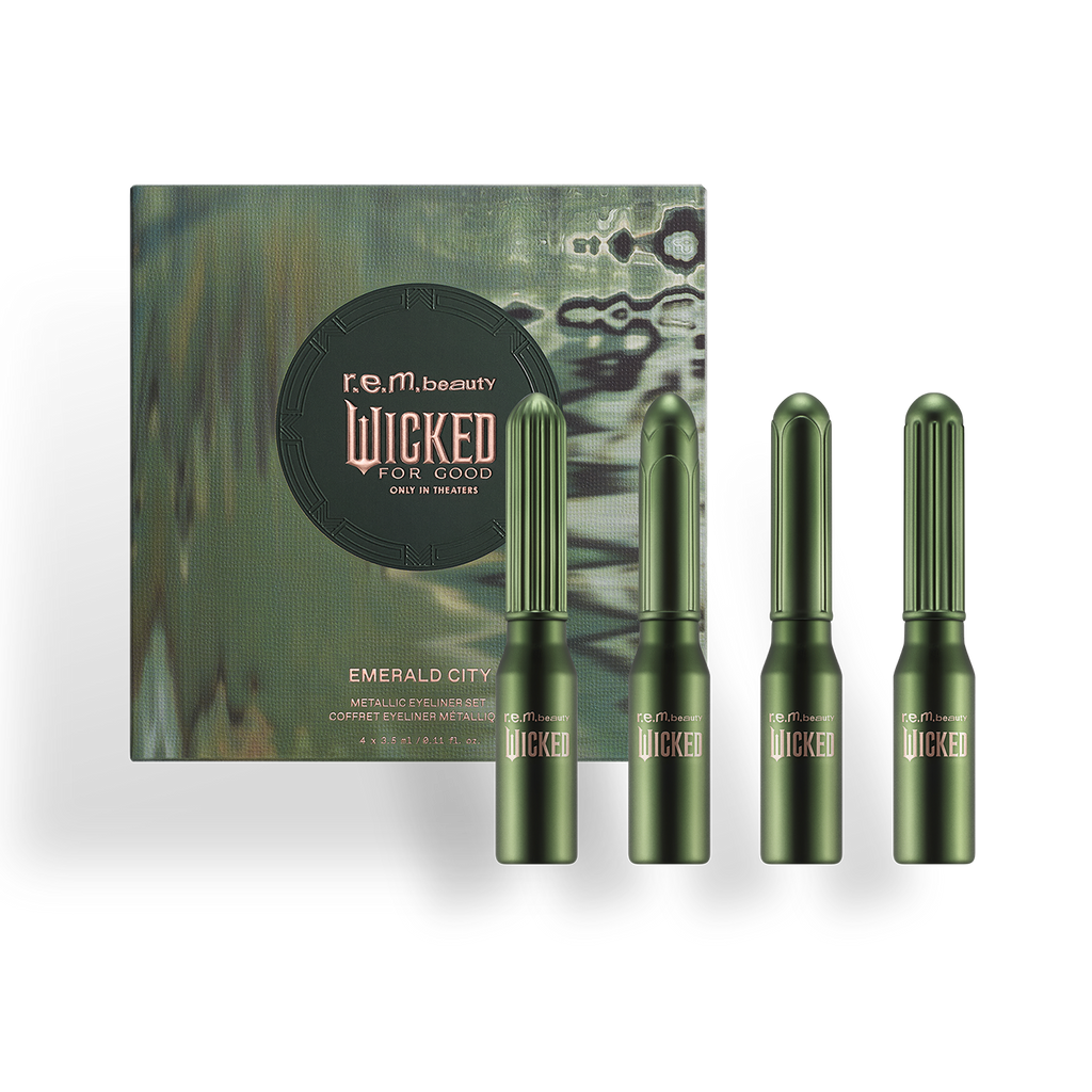 r.e.m. beauty x Wicked: For Good Emerald City Metallic Eyeliner Set – rem  beauty