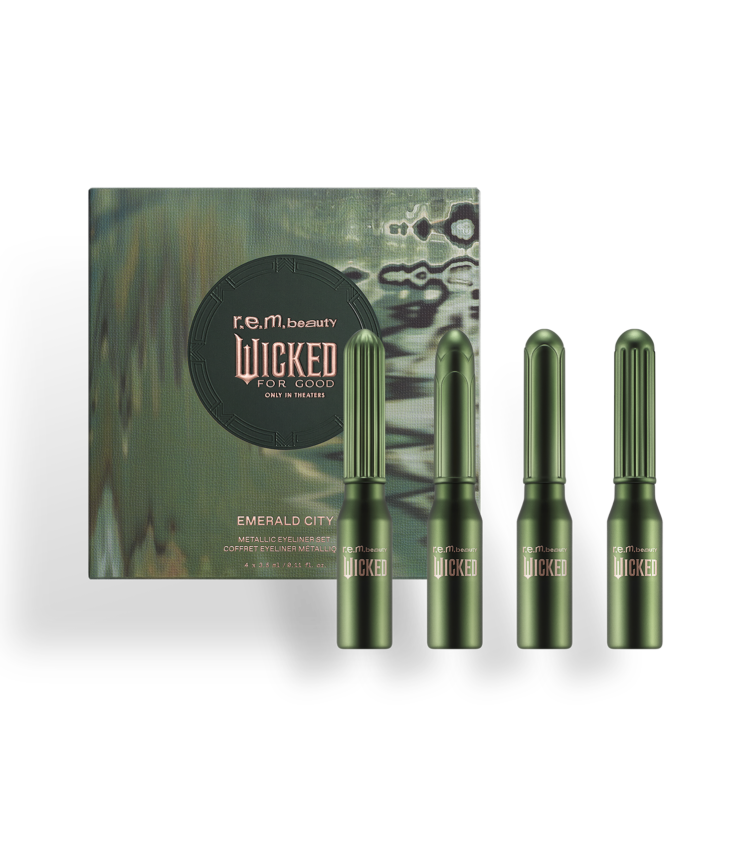 r.e.m. beauty x Wicked: For Good Emerald City Metallic Eyeliner