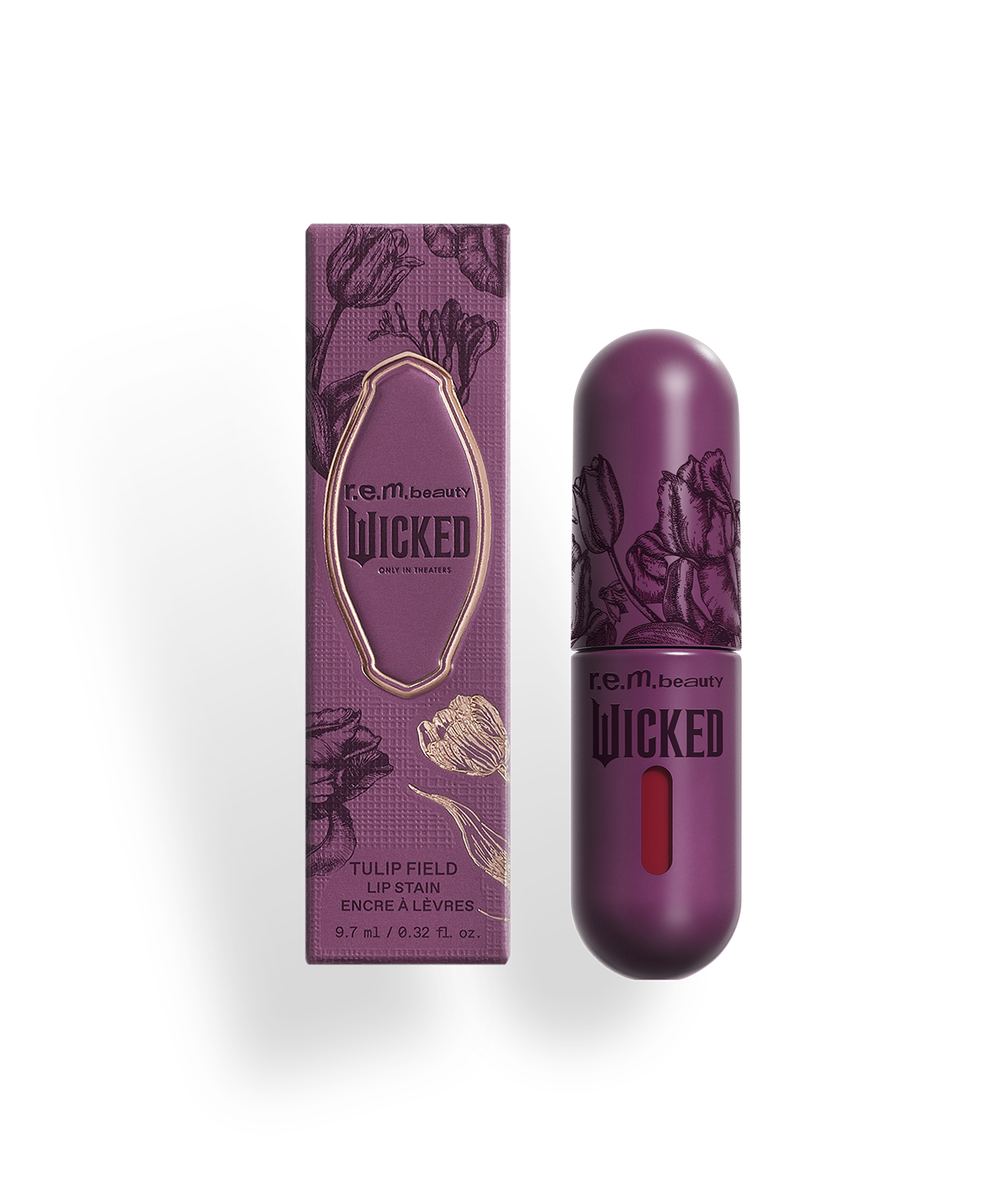 r.e.m. beauty x Wicked: For Good tulip field lip stain | r.e.m.