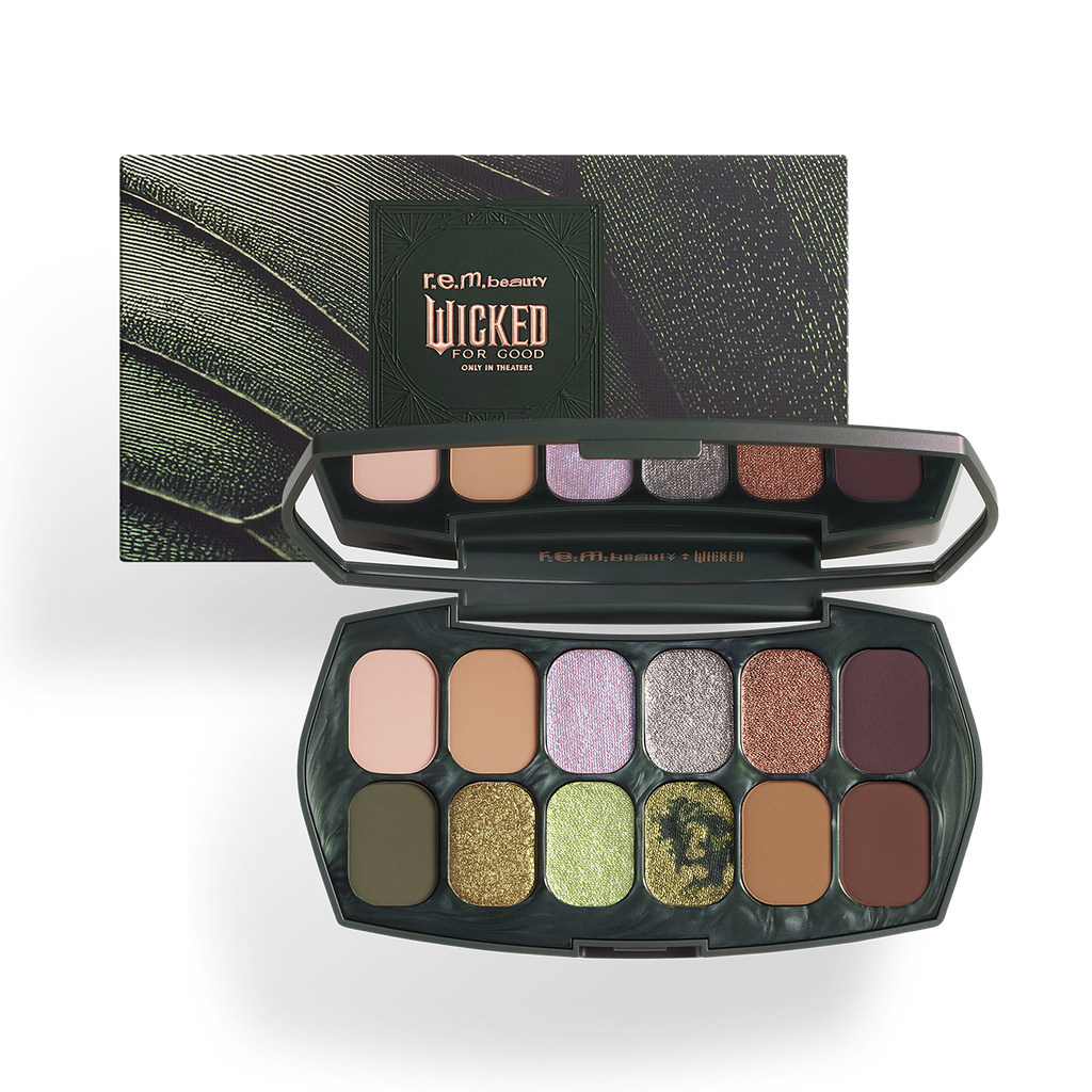 r.e.m. beauty x Wicked: For Good Ozian Forest Eyeshadow Palette