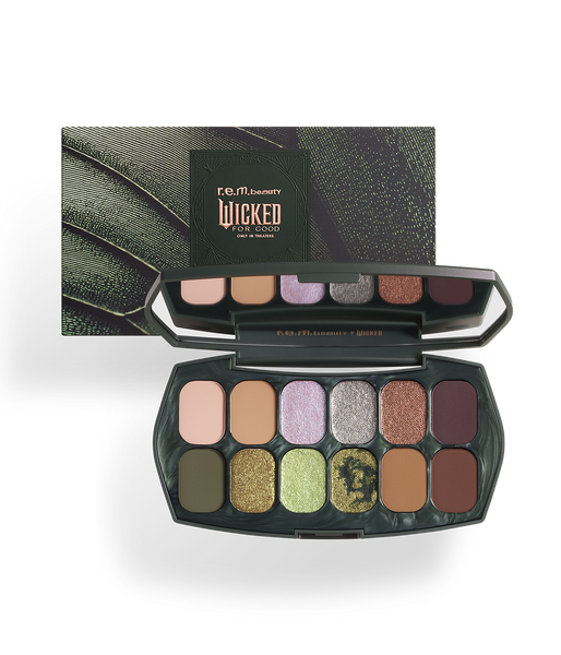r.e.m. beauty x Wicked: For Good Ozian Forest Eyeshadow Palette
